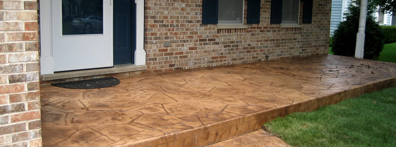 Decorative Concrete Walkway