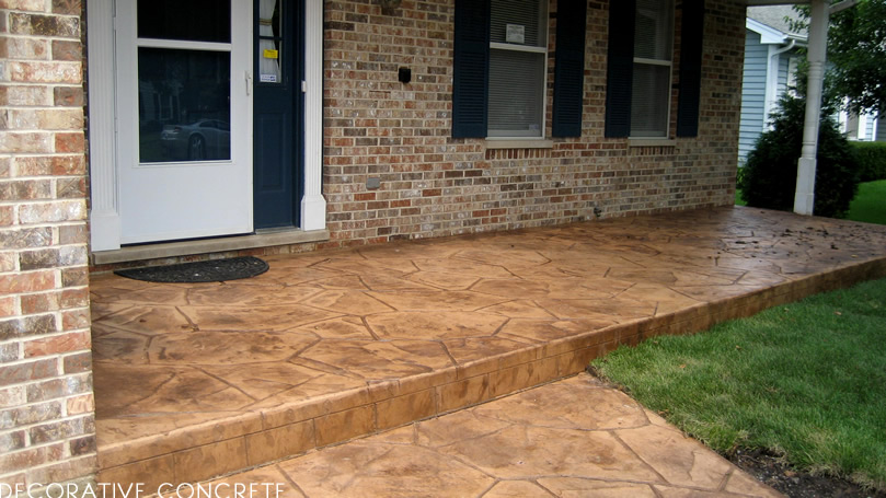 Decorative Concrete Walkway